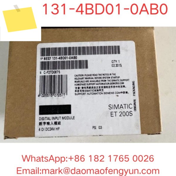 6ES7131-4BD01-0AB0 신품 SIMATIC DP, 5 전자, ET 200S용 모듈 제품 이미지