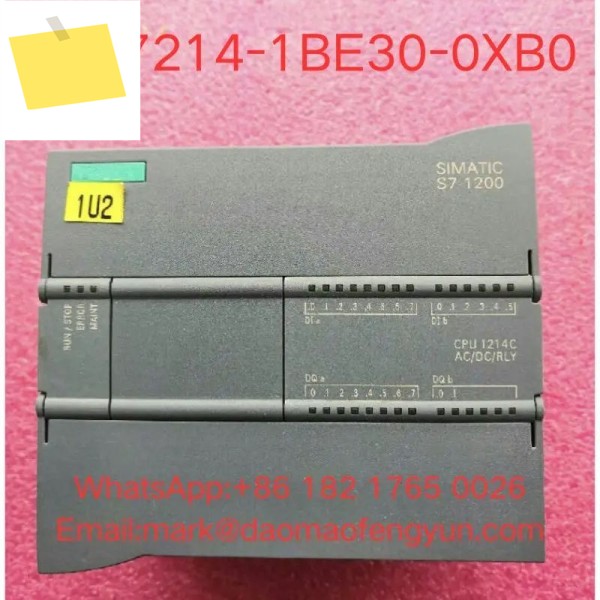 6ES7214-1BE30-0XB0 중고 테스트 완료, 양호한 상태 SIMATIC S7-1200, CPU 1214C, 컴팩트 ACDC릴레이 제품 이미지