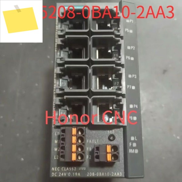 6GK5208-0BA10-2AA3 중고 테스트 완료, 양호한 상태 SCALANCE X208, 관리형 IE 스위치 제품 이미지