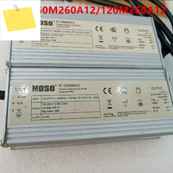 MOSO 180-260V 120W N7-120M260A12 용 거의 새 원본 전원 공급 장치는 신품 것처럼 작동합니다. 제품 이미지