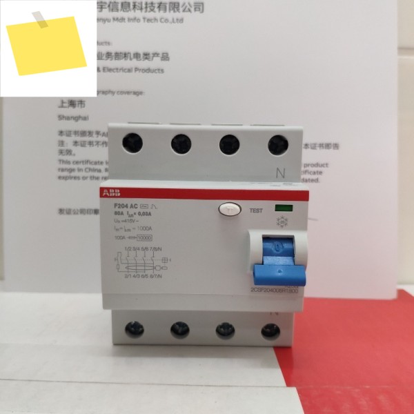 부품은 ABB 누전 보호기 삼상 사선 380V4P80A 전자기 F204 AC80에 적합합니다. 제품 이미지