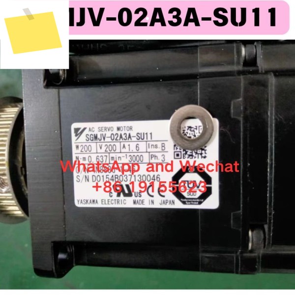 중고 SGMJV-02A3A-SU11 전기 기계 기능 테스트 완료 제품 이미지