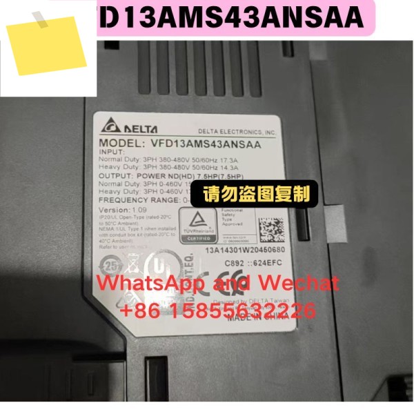 중고 VFD13AMS43ANSAA 서보 드라이버 기능 테스트 OK 제품 이미지