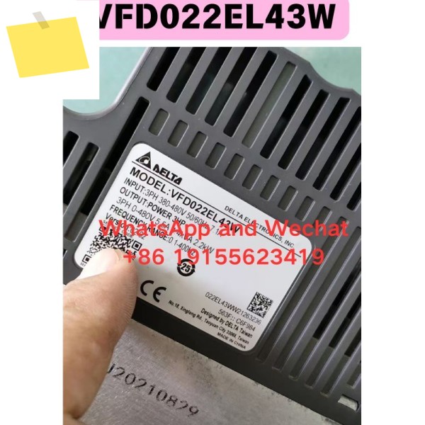 중고 VFD022EL43W 주파수 변환기 기능 테스트 OK 제품 이미지