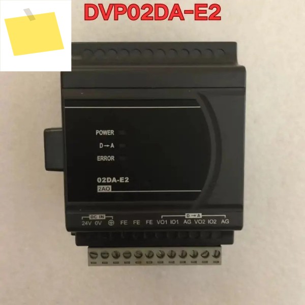 중고 PLC 모듈 DVP02DA-E2 기능 테스트는 정상입니다 제품 이미지