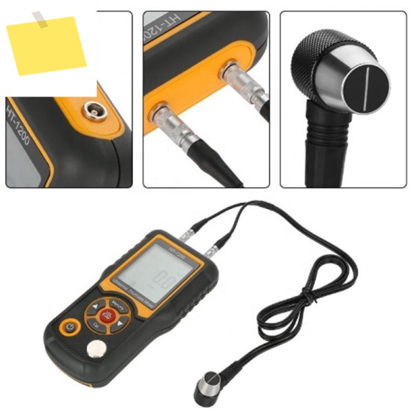 HT-1200 LCD 초음파 두께 측정기 고정밀 강철 1.2-225mm 범위 0.1mm 해상도 Diagnosti 제품 이미지