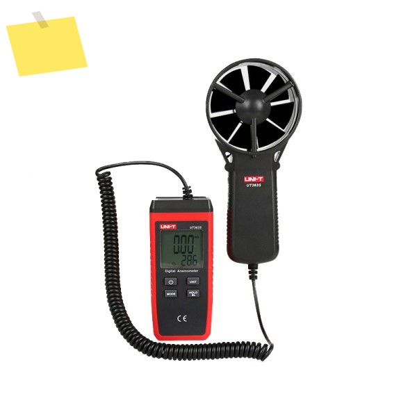 UNI-T UT363S 디지털 휴대용 풍속 공기량 측정기 30ms LCD 백라이트가 있는 전자 타코미터 제품 이미지