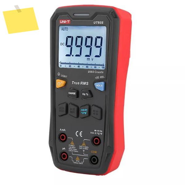 UNI-T UT60S 디지털 멀티미터 자동 범위 AC DC 1000V 10A 전류 전압 저항 9999 카운트 온도 테스터 제품 이미지