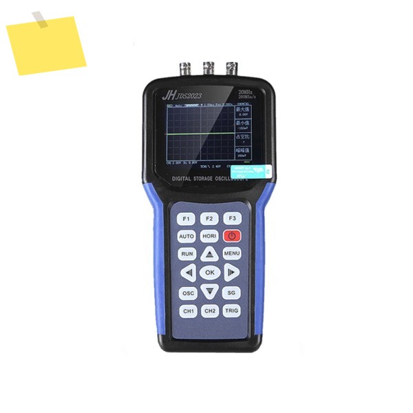 진한 JDS2023 휴대용 핸드헬드 오실로스코프 2채널 20MHz 200MSaS 및 신호 발생기 AC DC 입력 커플링 3.2인치 LCD 제품 이미지