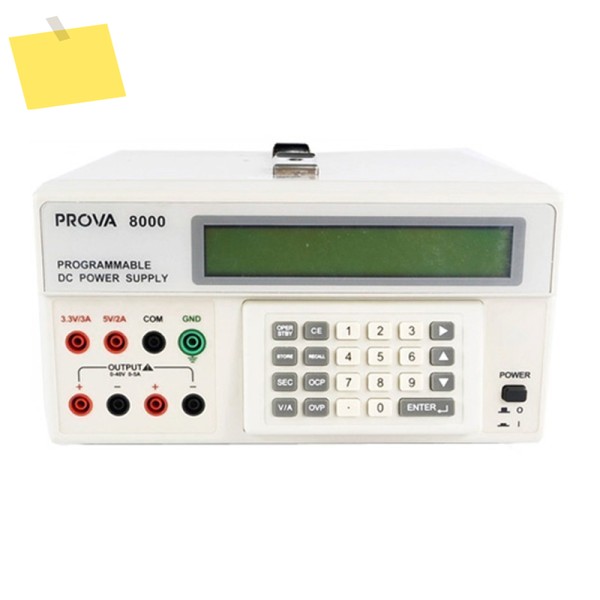 TES PROVA-8000 프로그래밍 가능 전원 공급 장치 0-40V0-5A 테스터 제품 이미지