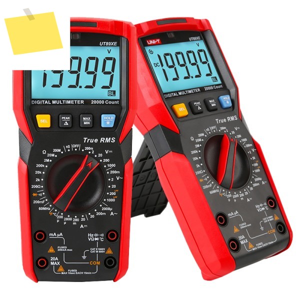 UNI-T UT89XE 멀티미터 디지털 전문가용 트루 RMS ACDC 1000V 20A 전류 온도 전압 측정기 제품 이미지