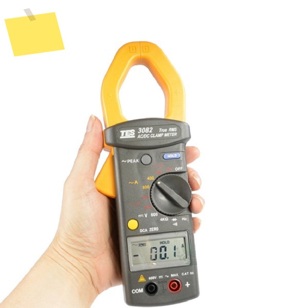 테세크 TES-3082 트루 RMS 클램프 미터 전기 측정용 통신 훅 테이블 제품 이미지