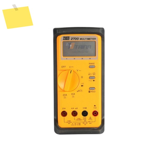 TES-2700 자동 범위 조정 및 전원 차단 LCR 멀티미터 3200 카운트 아날로그 막대 그래프 과부하 보호 최대 600Vrms 제품 이미지