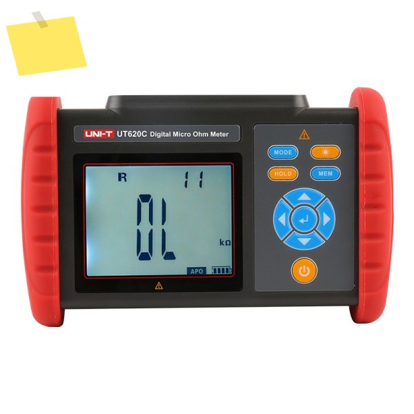 UNI-T UT620C 디지털 DC 저저항계 마이크로 옴미터 모터 및 커넥터 등전위 테스트용 제품 이미지