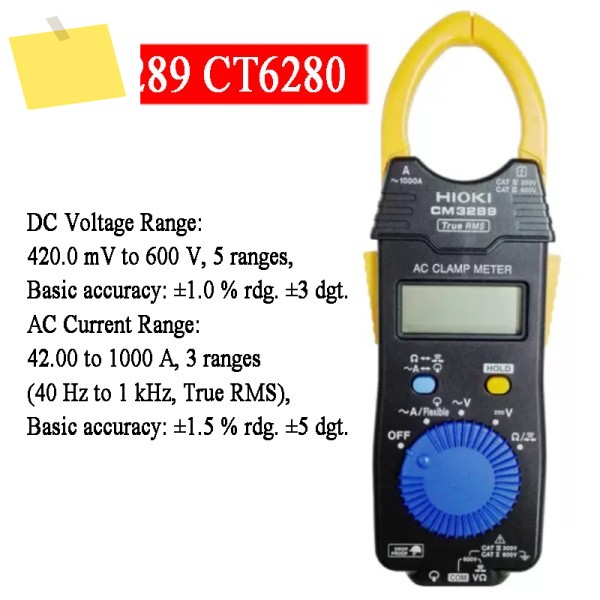 HIOKI AC 클램프 전원 계량기 유연한 전류 센서, CM3289 CT6280 제품 이미지