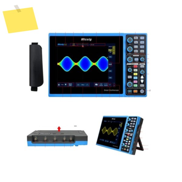 Micsig STO1104E 고급형 태블릿 디지털 저장 오실로스코프 100MHz 4채널 70Mpts 8인치 터치스크린 제품 이미지
