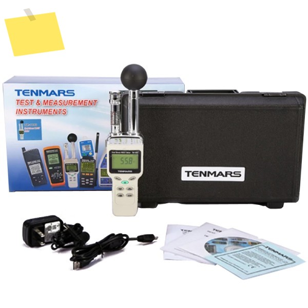TENMARS TM-188 범위 0~59C실내 32~138F태양광 없는 실외 열 스트레스 WBGT 미터 제품 이미지