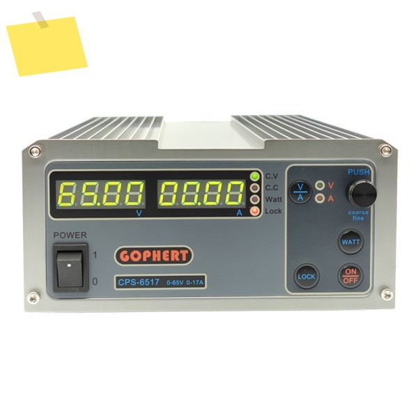 GOPHERT CPS6517 0-65V 0-17A 정밀 디지털 조정 가능 DC 전원 공급 장치 스위칭 변압기 도란스 PSU 제품 이미지
