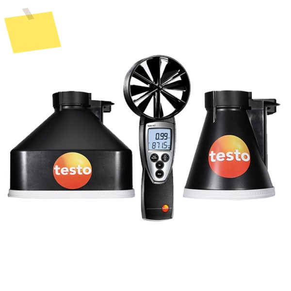 Testo 417 세트 1200×200mm 및 330×330mm 베인 풍속계 0563 포함 제품 이미지