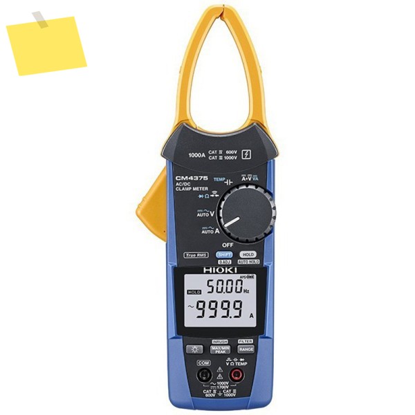 HIOCI CM4375-50 ACDC RMS 클램프 미터 휴대용 비접촉 전압 감지 전류 데이터 홀드 기능 포함 제품 이미지
