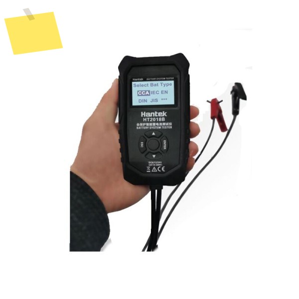 Hantek HT2018B 6V 12V 자동차 배터리 테스터 충전 분석기 LCD 디스플레이 포함 제품 이미지