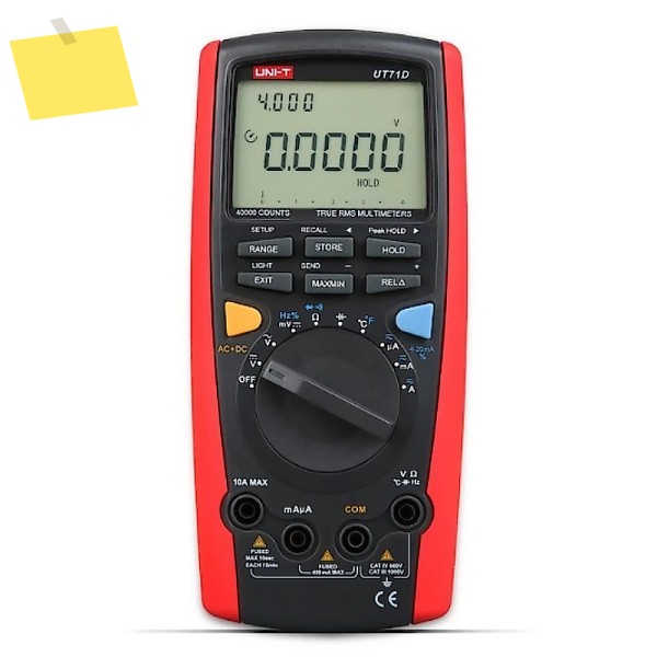 UNI-T UT71D 스마트 멀티미터 지능형 True RMS 디지털 전압 전류 저항 커패시턴스 측정기 온도계 제품 이미지