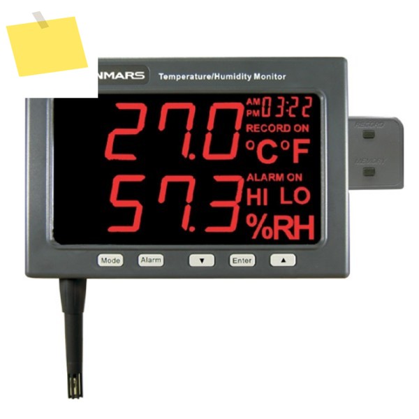 TENMARS TM-185 USB 인터페이스 온습도 데이터 로거 대형 LED 디스플레이 포함 제품 이미지