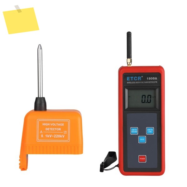ETCR1800A 무선 고전압 위상 감지기 0.1kV - 전류 테스트 라이트 알람 99 그룹 데이터 업로드 기능 자동 꺼짐 제품 이미지