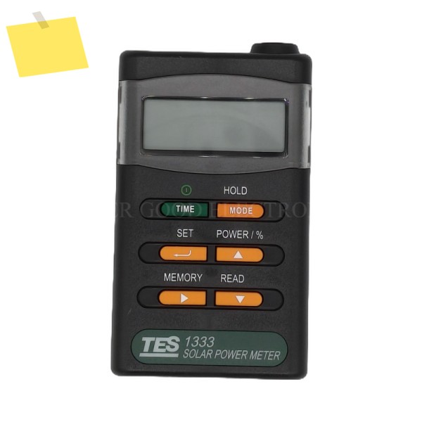 TES-1333 휴대용 디지털 태양광 발전 계량기, 조사 측정, 사용자 보정 계수 설정 400-1100nm 제품 이미지