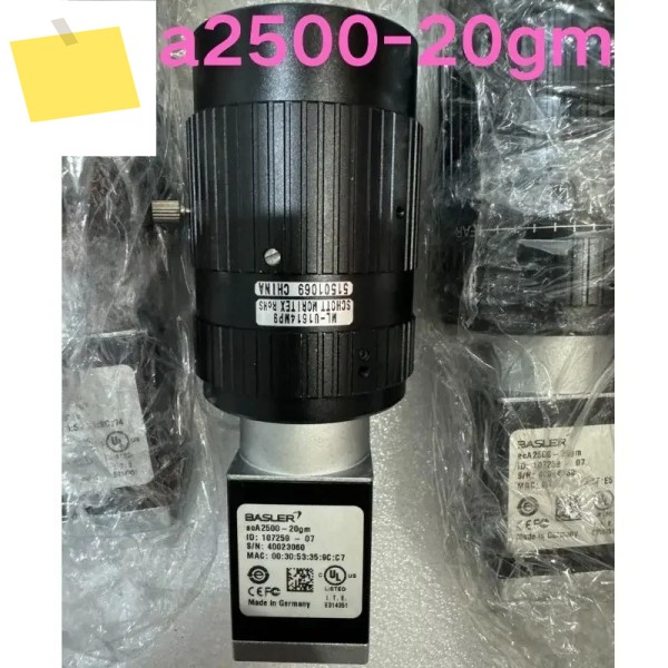 중고 테스트 OK Basler Aca2500-20gm, 렌즈 포함 500만 화소 산업용 카메라 제품 이미지