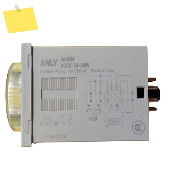 ANLY AH5N 24-240V 다단계 시간 제한 릴레이 타임 시스템 제품 이미지
