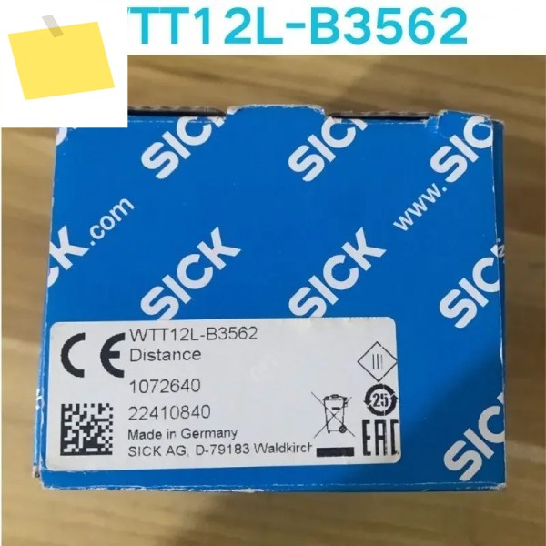 신품 SICK 센서 WTT12L-B3562, 품목 번호 1072640 제품 이미지