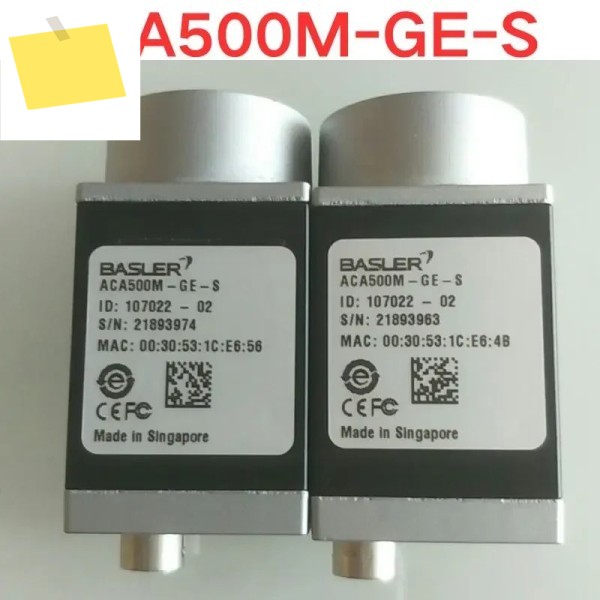 중고 테스트 OK AcA500M-GE-S 산업용 CDD 흰색 및 검정색 카메라 제품 이미지