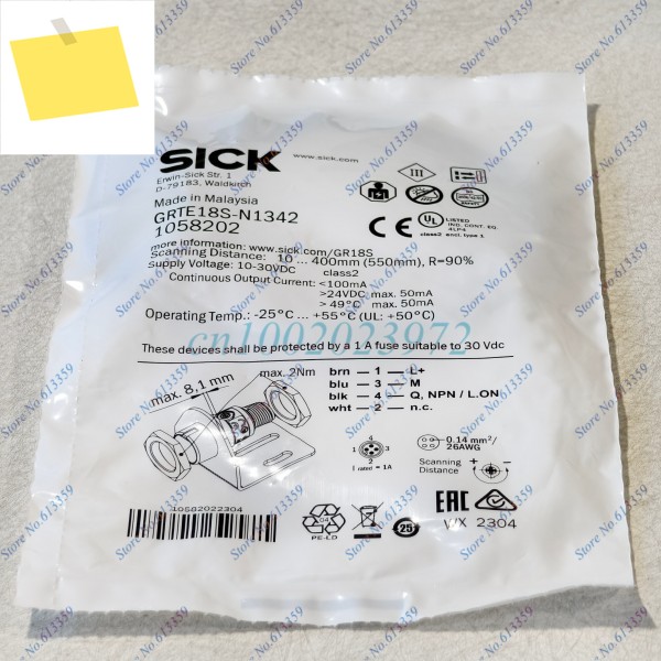 신품 SICK 광전 센서 GRTE18S-N1342 1058202 제품 이미지