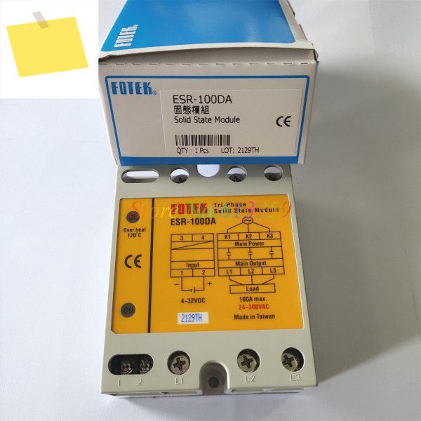 1PC ESR-100DA 또는 신품 Fotek 3상 릴레이 제품 이미지