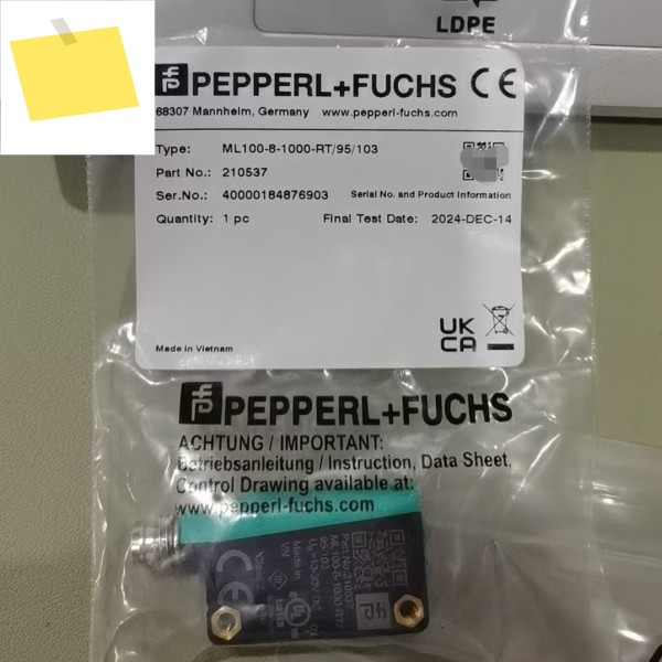 ML100-8-1000-RT95103 새제품 페퍼롤 푸크스 근접 센서 제품 이미지