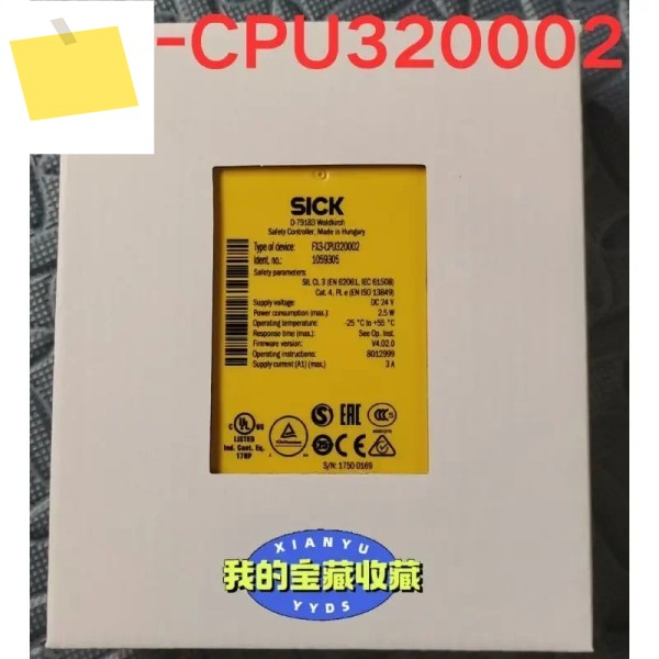 신품 FX3-CPU320002 SICK 안전 릴레이 제품 이미지