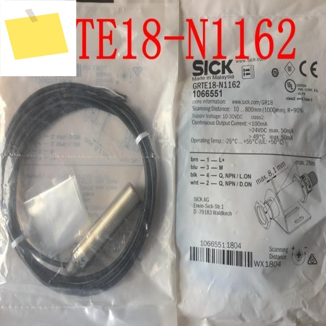 1PC 신품 SICK 광전 센서 GRTE18-N1162 또는 제품 이미지