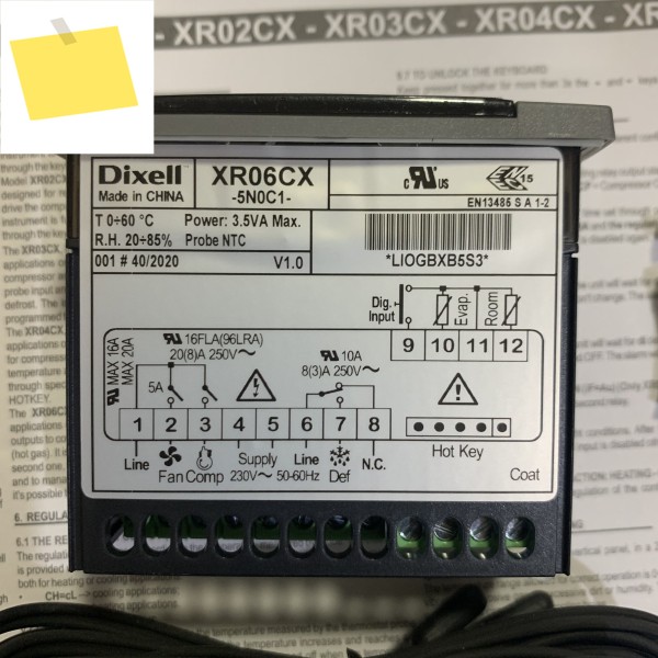 1PC DIXELL 신품 온도 컨트롤러 XR06CX-5N0C1 대량 포장 제품 이미지