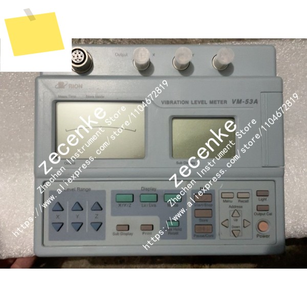 1PC 중고 RION VM-53A 진동 측정기 3방향 센서 상태 양호 제품 이미지