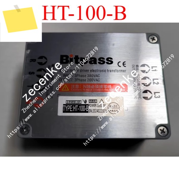 1pc 중고 HT-100-B 서보 전자 변압기 도란스 3상 380v 제품 이미지