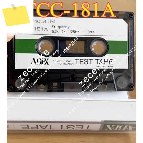 ABEX 테스트 테이프 TCC-181A 6.3K,1,125Hz -10dB 제품 이미지