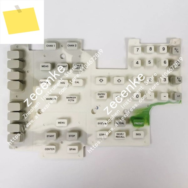 애질런트 8753D 네트워크 분석기 버튼 필름에 적합한 1PC 멤브레인 키패드 양호한 상태로 테스트됨 제품 이미지