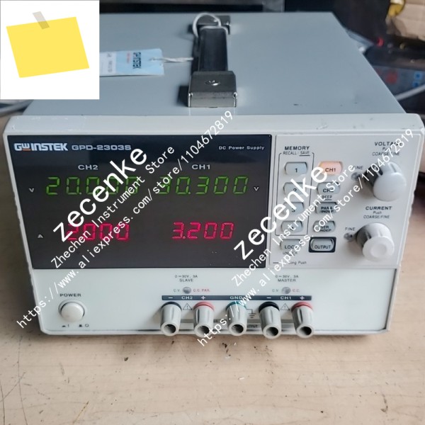 1개 중고 GW INSTEK GPD-2303S DC 전원 공급 장치 양호한 상태 제품 이미지