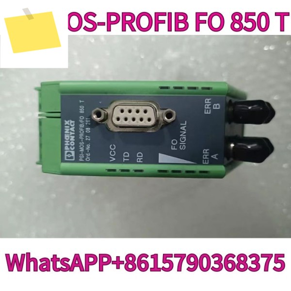 중고 PSI-MOS-PROFIBFO 850 T 27 08 261 광섬유 변환기 테스트를 거쳐 가능한 레이디에 되었습니다. 제품 이미지