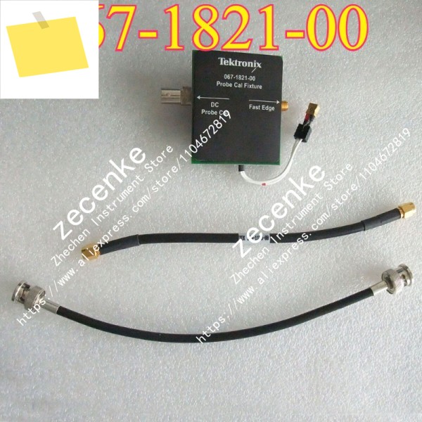 1PC 중고 Tektronix 067-1821-00 프로브 캘리퍼스 고정 장치012-0208-00 케이블 포함 제품 이미지