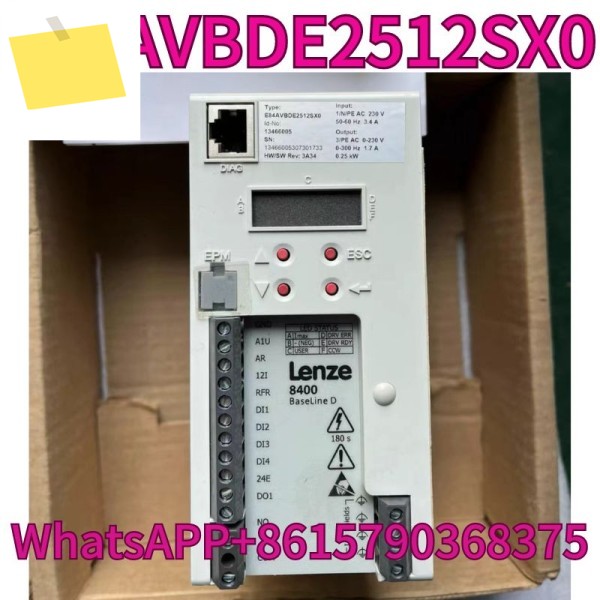 신품 주파수 변환기 E84AVBDE2512SX0 13466005, 0.25KW 보증 1년 및 제품 이미지