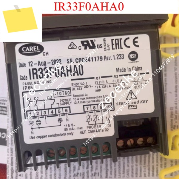 IR33F0AHA0 온도 조절기 115V 신품 기능 1개 제품 이미지