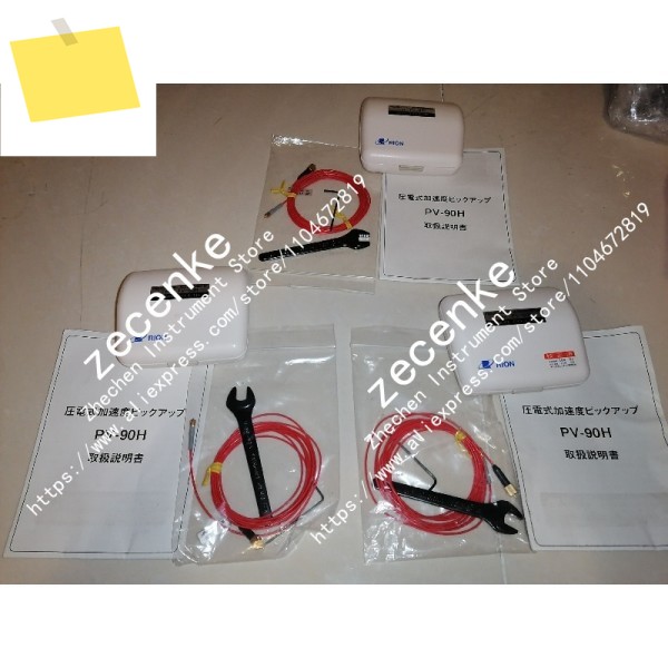 1PC 중고 RION PV-90H 압전 진동 센서, 고온 소형 및 경량 제품 이미지