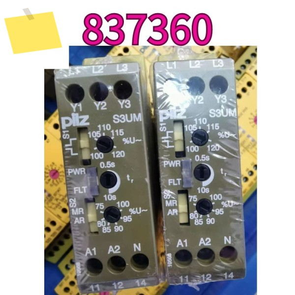 신품 S3UM 230V AC 837360 PILZ. 1년 보증이 포함된 안전 릴레이 제품 이미지